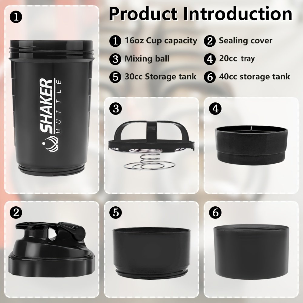 Durable PP Protein Shaker Cup – Image 4