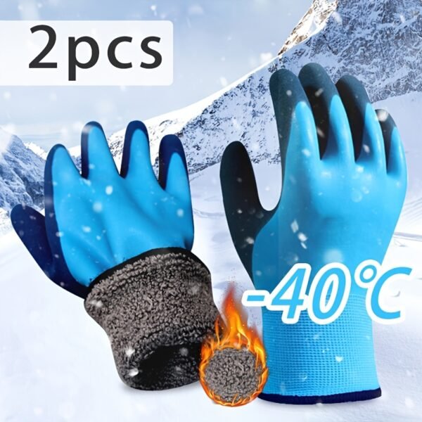 Warm Unisex Knit Gloves for Men & Women – Image 4