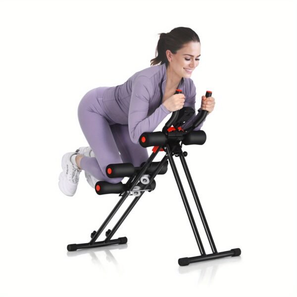 Foldable Ab Workout Machine – Adjustable Core Trainer with LCD Display for Home Gym – Image 4