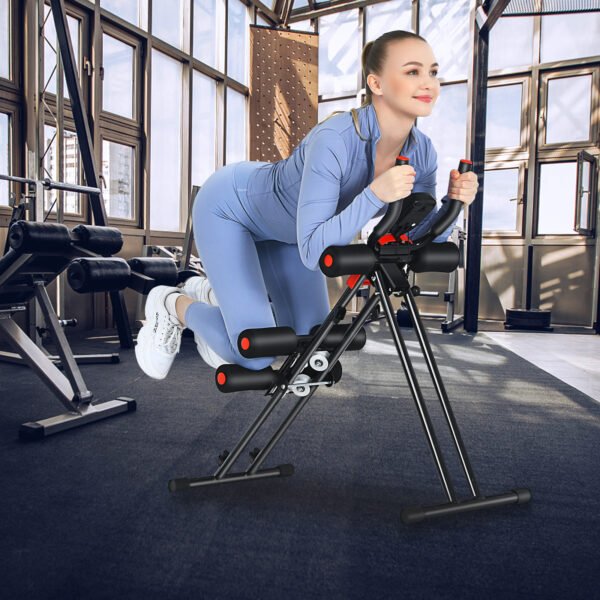 Foldable Ab Workout Machine – Adjustable Core Trainer with LCD Display for Home Gym – Image 2