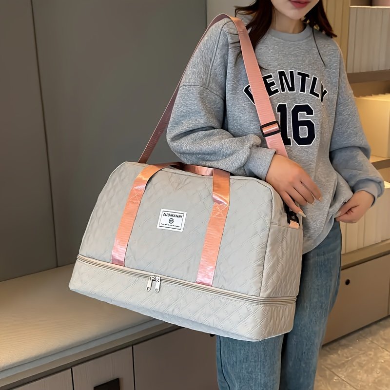 Lightweight Argyle Duffel Bag – Image 18