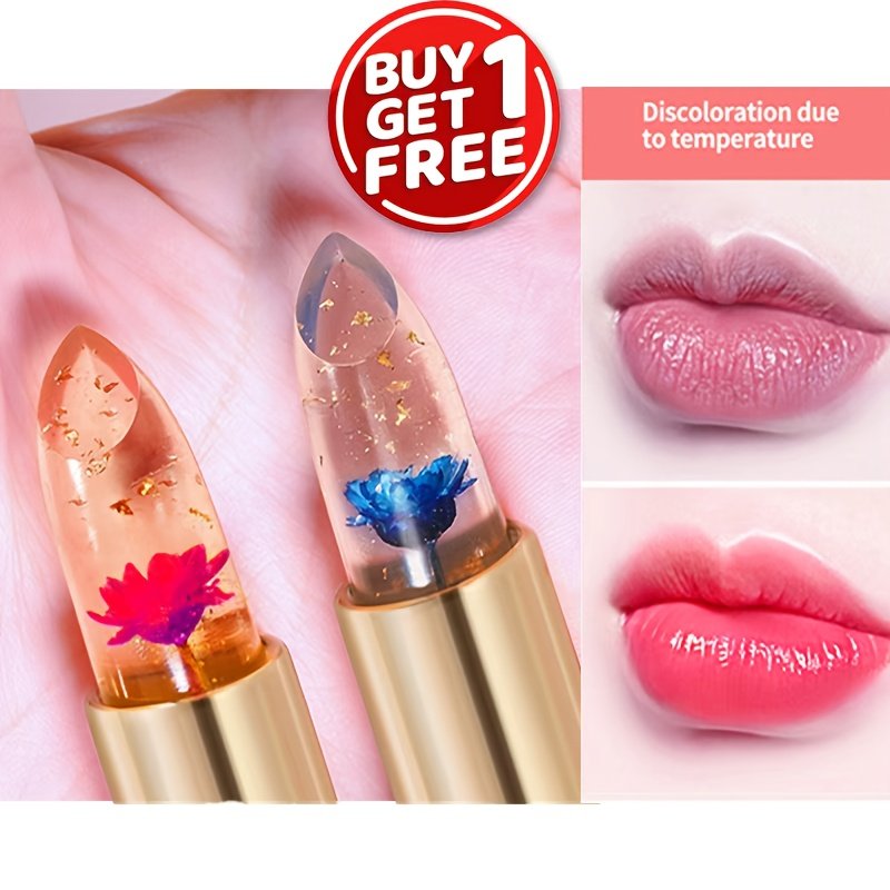 Pack of 2 Flower Jelly Lipsticks – Image 4
