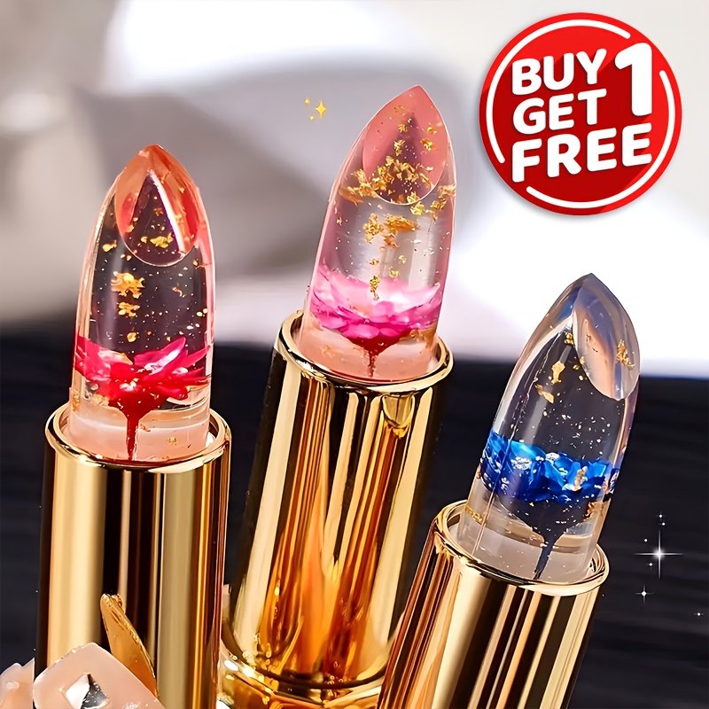 Pack of 2 Flower Jelly Lipsticks