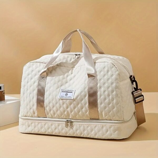 Lightweight Argyle Duffel Bag
