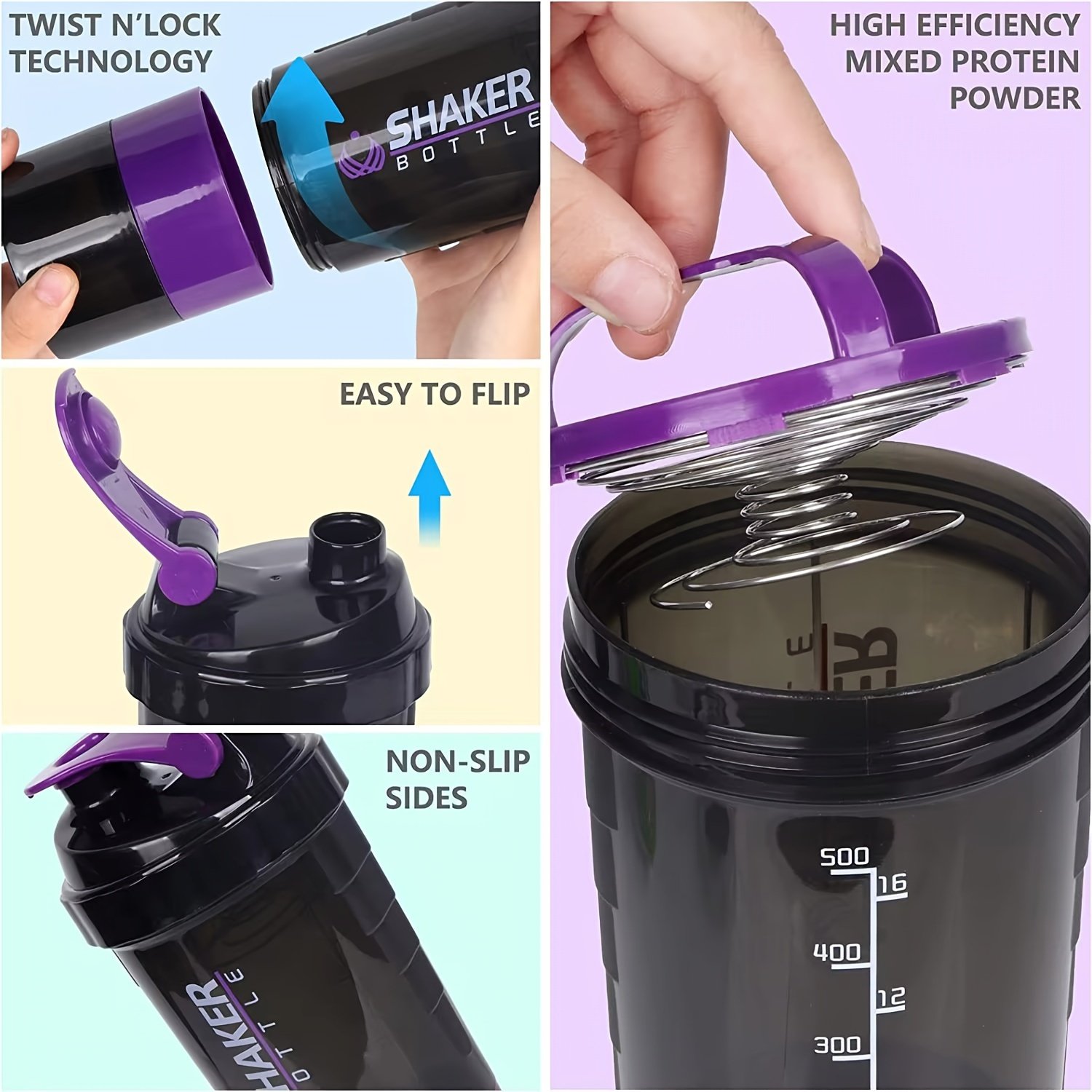 Durable PP Protein Shaker Cup – Image 3