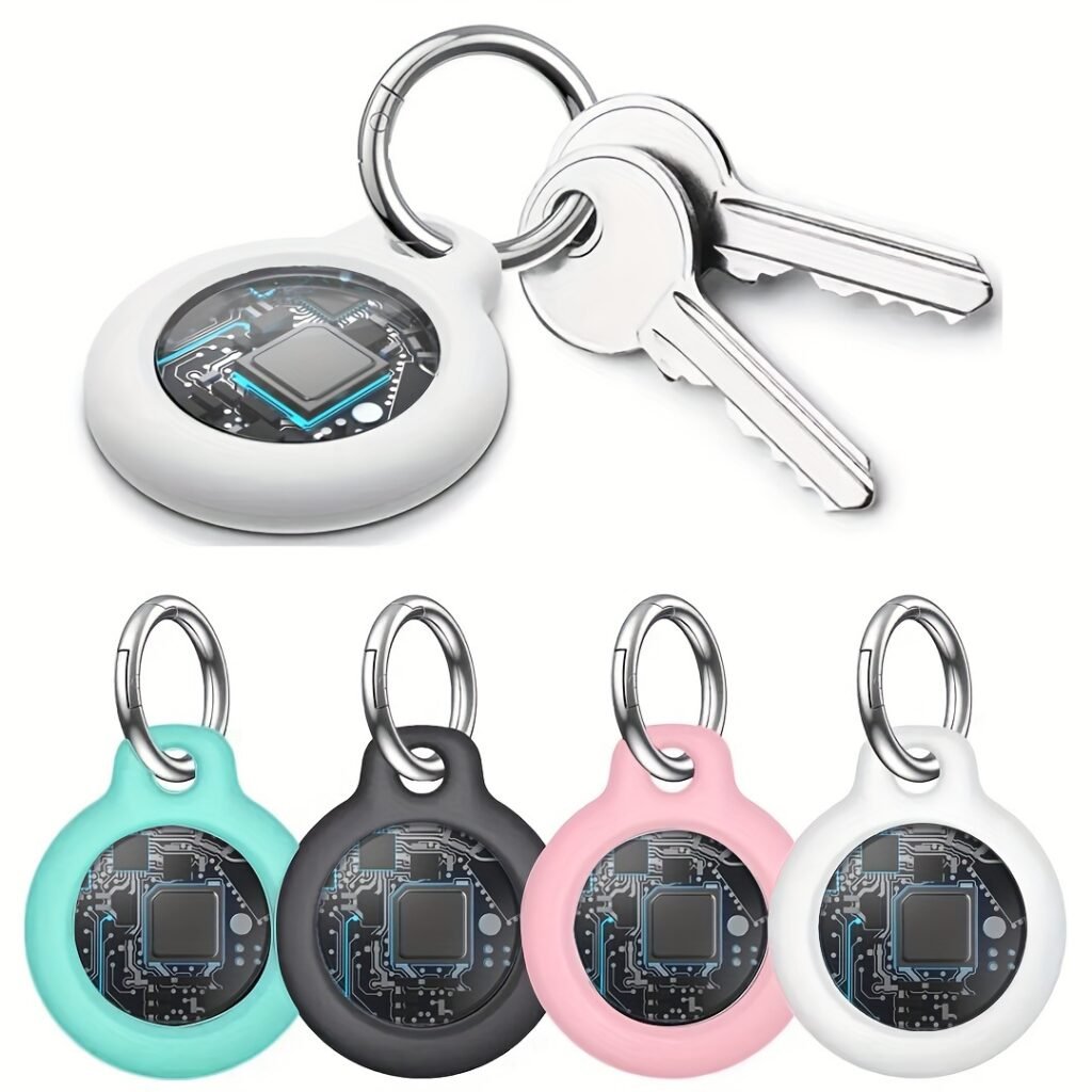 Smart Tracker Tag with Silicone Holder & Keyring