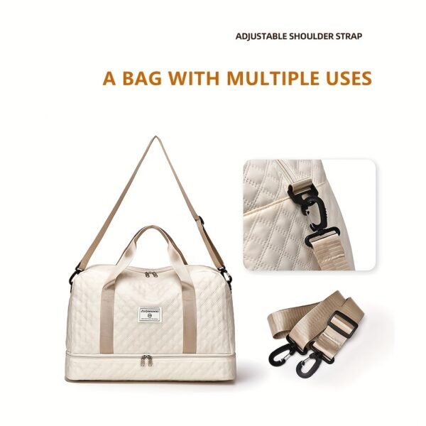 Lightweight Argyle Duffel Bag – Image 10