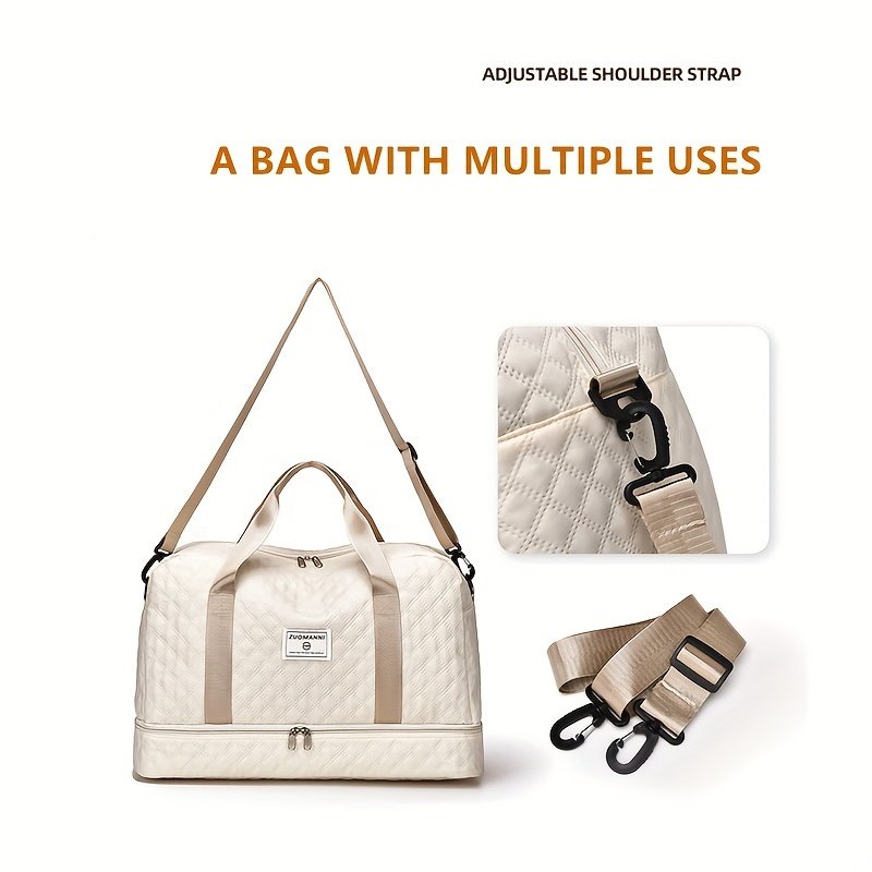 Lightweight Argyle Duffel Bag – Image 10