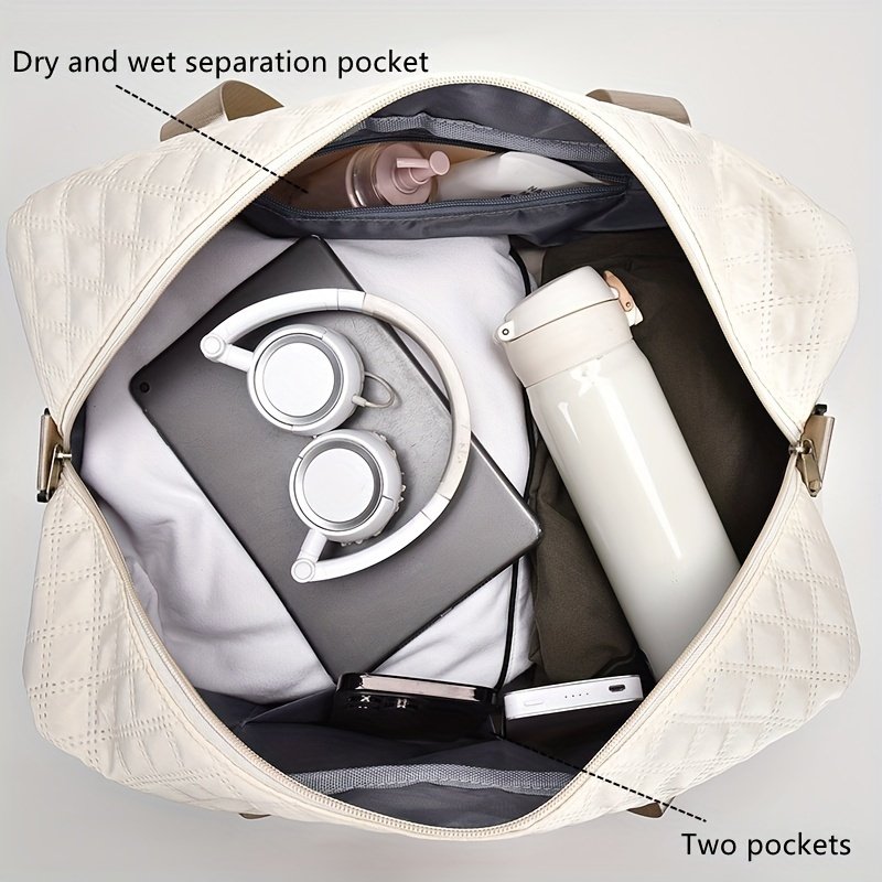 Lightweight Argyle Duffel Bag – Image 6