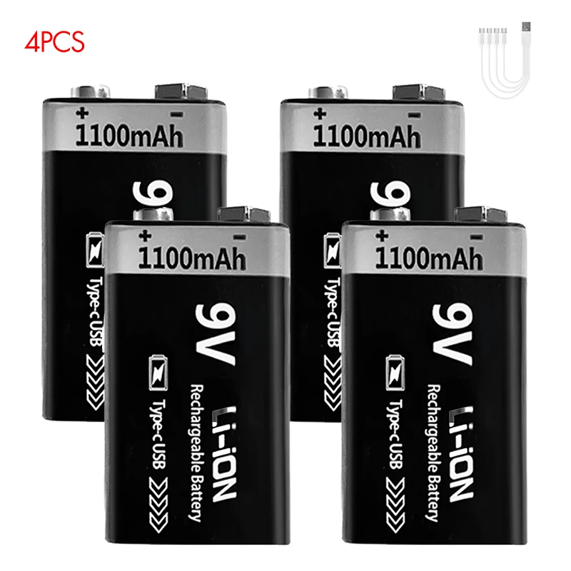 MATOV 9V USB Rechargeable Battery 1100mAh Type-C – Image 15
