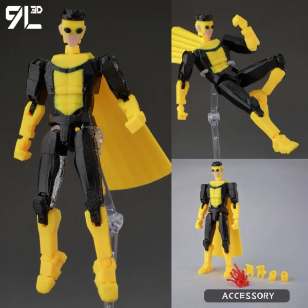 Invincible 2.0 Action Figure – 3D Printed Superhero 14cm Collectible – Image 25