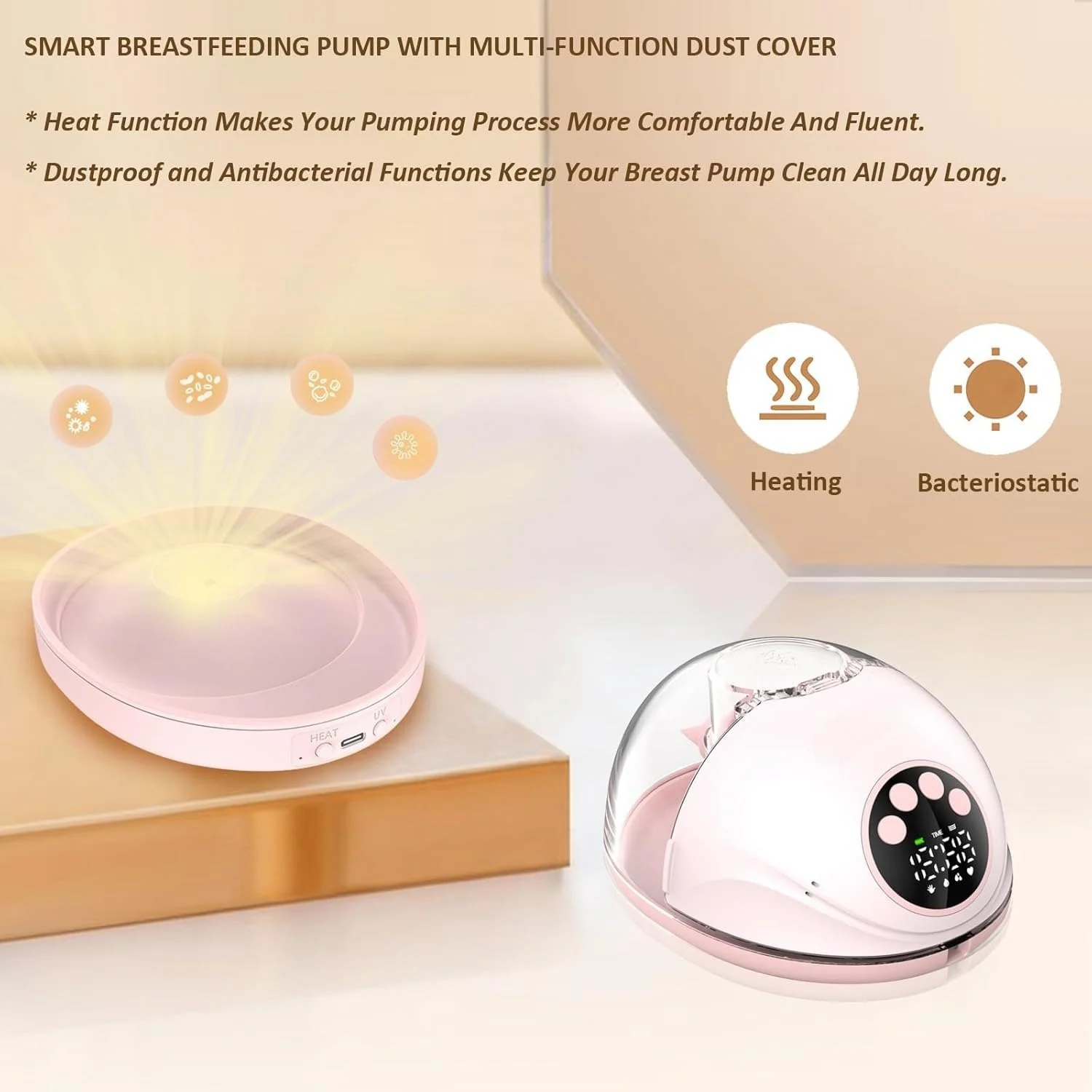 Manada Wearable Electric Breast Pump – Hands-Free, BPA-Free, Quiet – Image 2