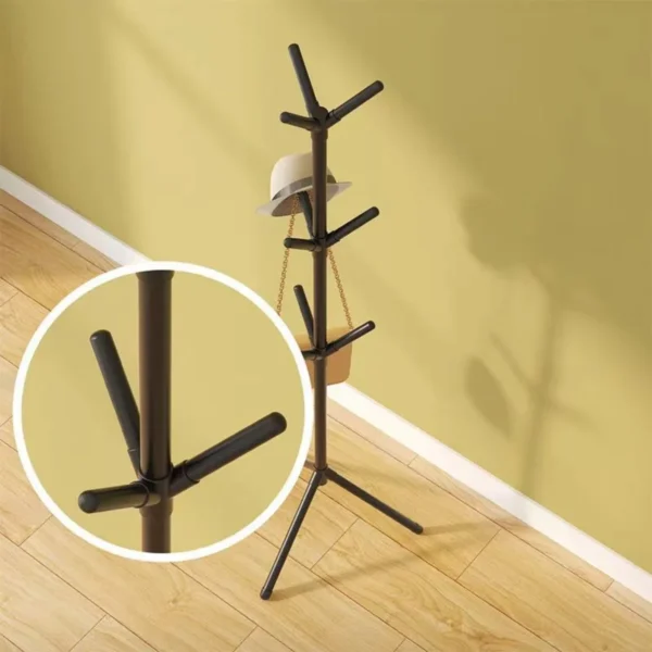 Modern Clothes & Hats Rack – Tree Branch Floor Stand with 9 Hooks – Image 4