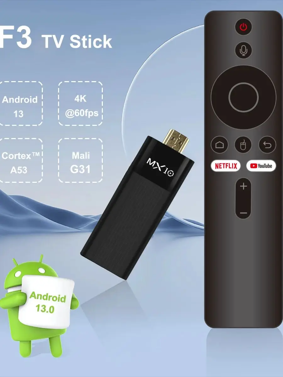 MX10-F3 TV Stick 4K – Android 11 – Image 2