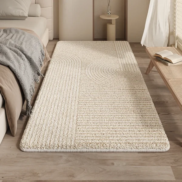 Cream Style Carpet – Soft Fluffy Rug for Living Room & Bedroom
