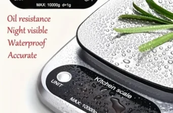 Digital Kitchen Scale – 10kg/1g Stainless Steel
