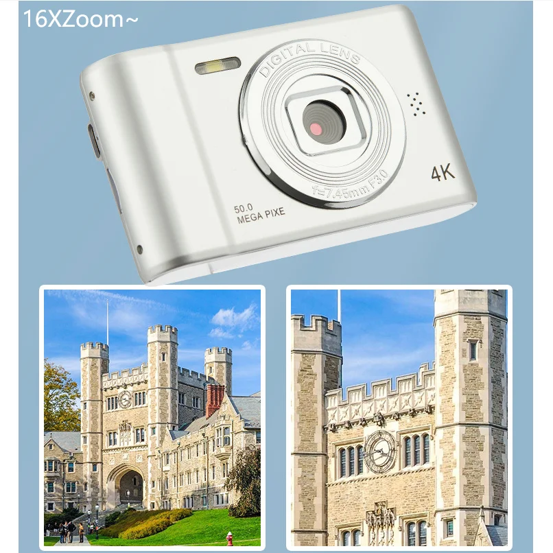 Branches 4K Digital Camera – 50MP Mini Retro Travel Camera – Image 5