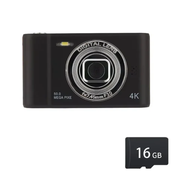 Branches 4K Digital Camera – 50MP Mini Retro Travel Camera – Image 7