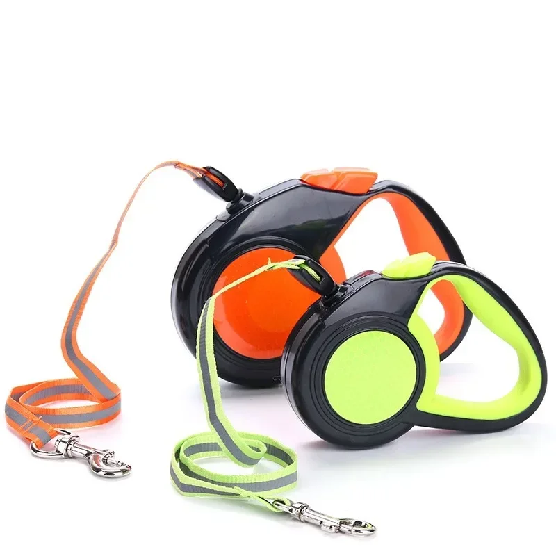 Retractable Dog Leash – Automatic Nylon Pet Leash with Quick Lock – Image 2
