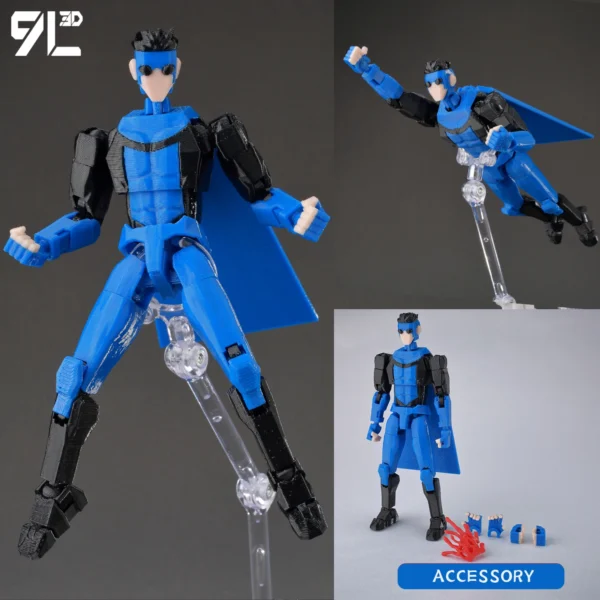 Invincible 2.0 Action Figure – 3D Printed Superhero 14cm Collectible – Image 8