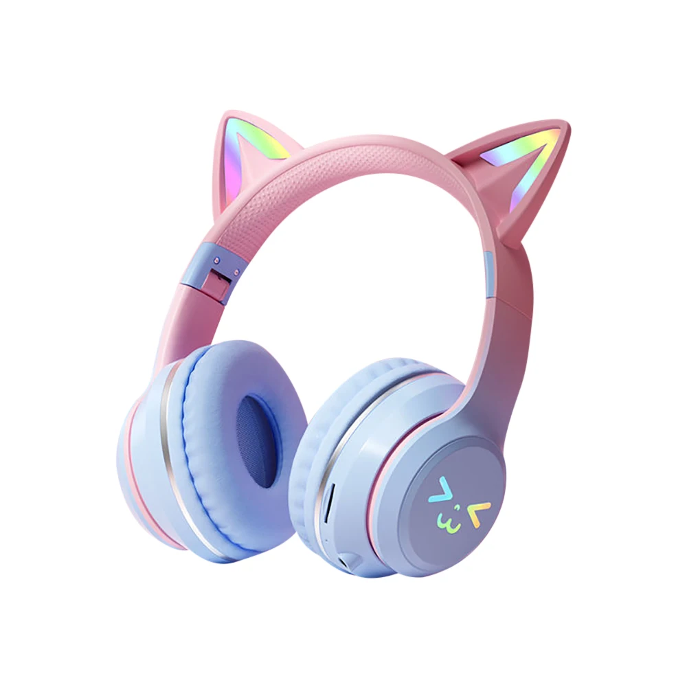 Wireless Cat Ear Headphones RGB – Bluetooth 5.1 with Mic – Image 7