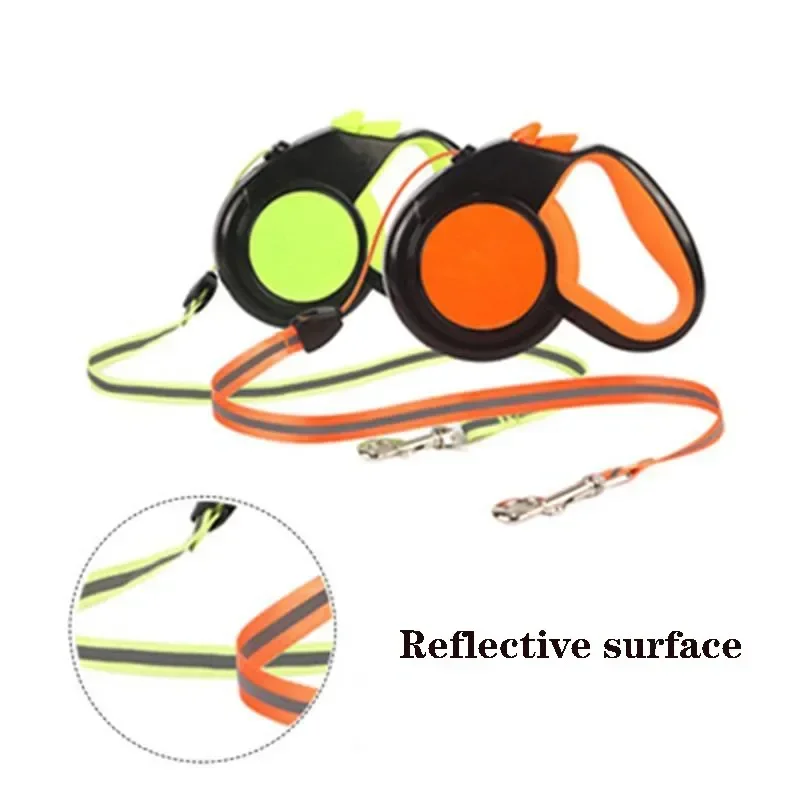 Retractable Dog Leash – Automatic Nylon Pet Leash with Quick Lock – Image 4