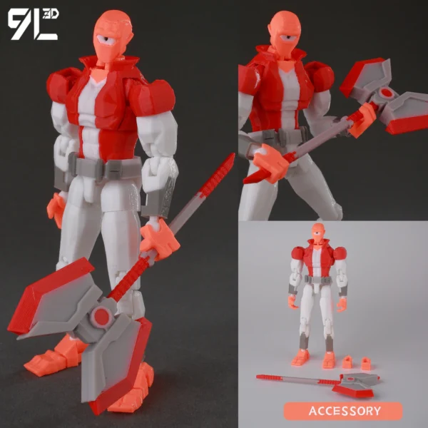 Invincible 2.0 Action Figure – 3D Printed Superhero 14cm Collectible – Image 22