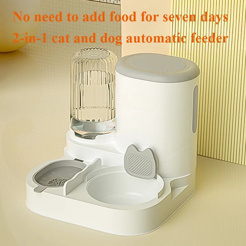 Automatic Cat Bowl & Water Dispenser – 2-in-1 – Image 2
