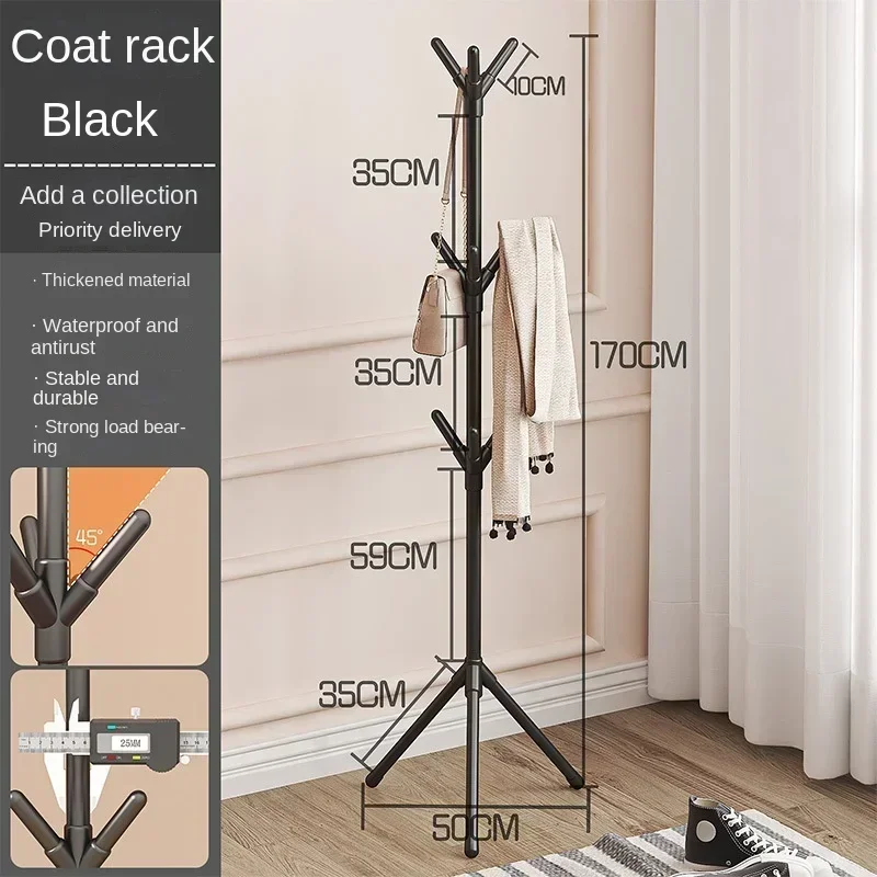 Modern Clothes & Hats Rack – Tree Branch Floor Stand with 9 Hooks – Image 6