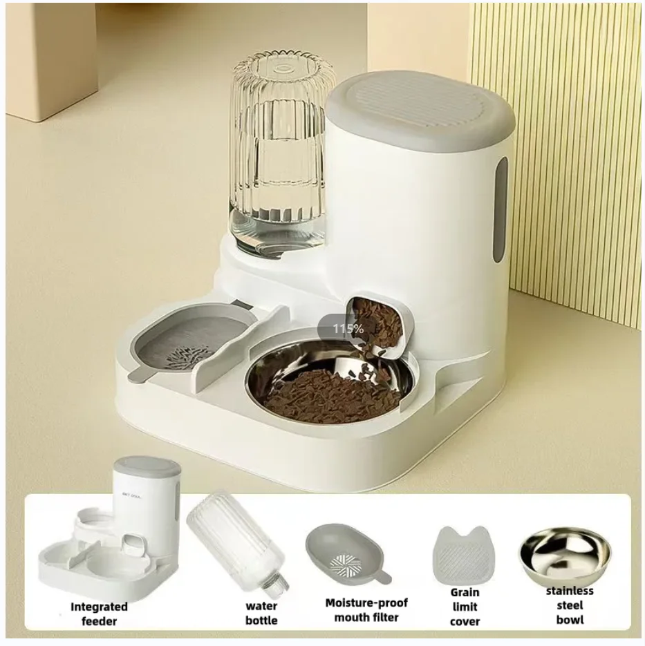 Automatic Cat Bowl & Water Dispenser – 2-in-1