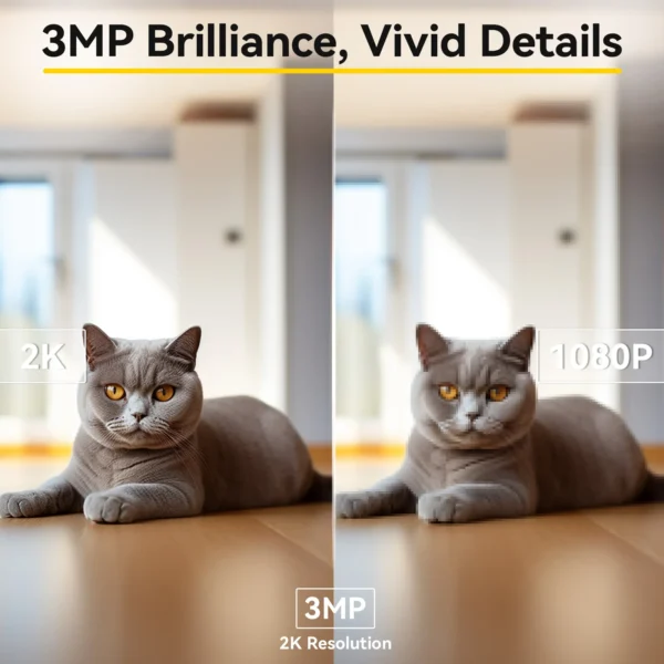 BoyKeep 2K Pet Dog Camera – WiFi Indoor Security with 360° & 2-Way Audio – Image 2