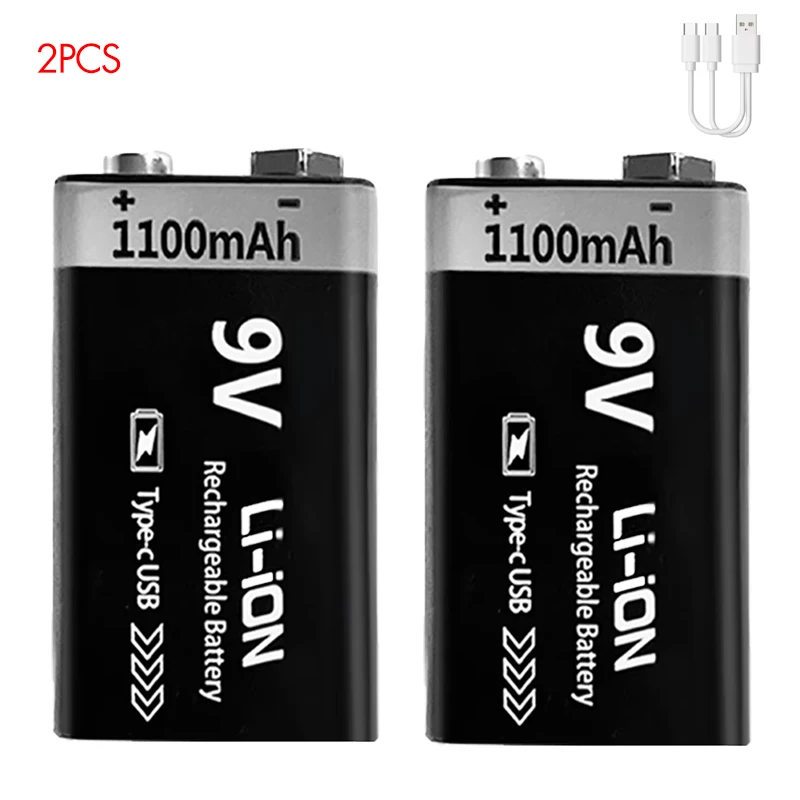 MATOV 9V USB Rechargeable Battery 1100mAh Type-C – Image 12