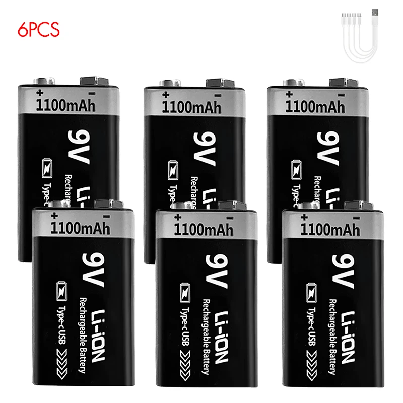 MATOV 9V USB Rechargeable Battery 1100mAh Type-C – Image 14