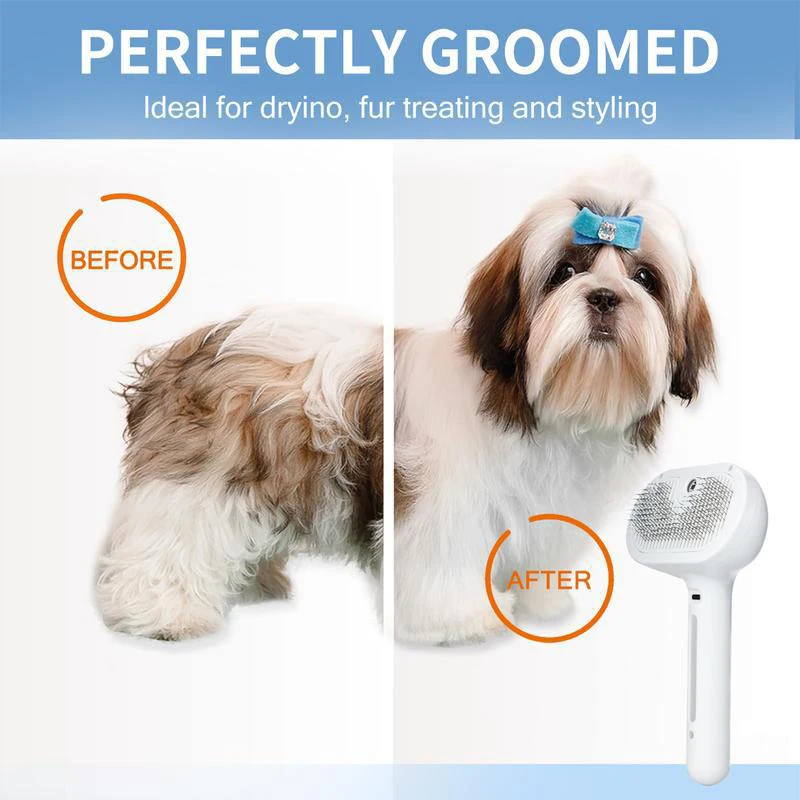 Pet Steam Massage Comb – USB Rechargeable Dog & Cat – Image 3
