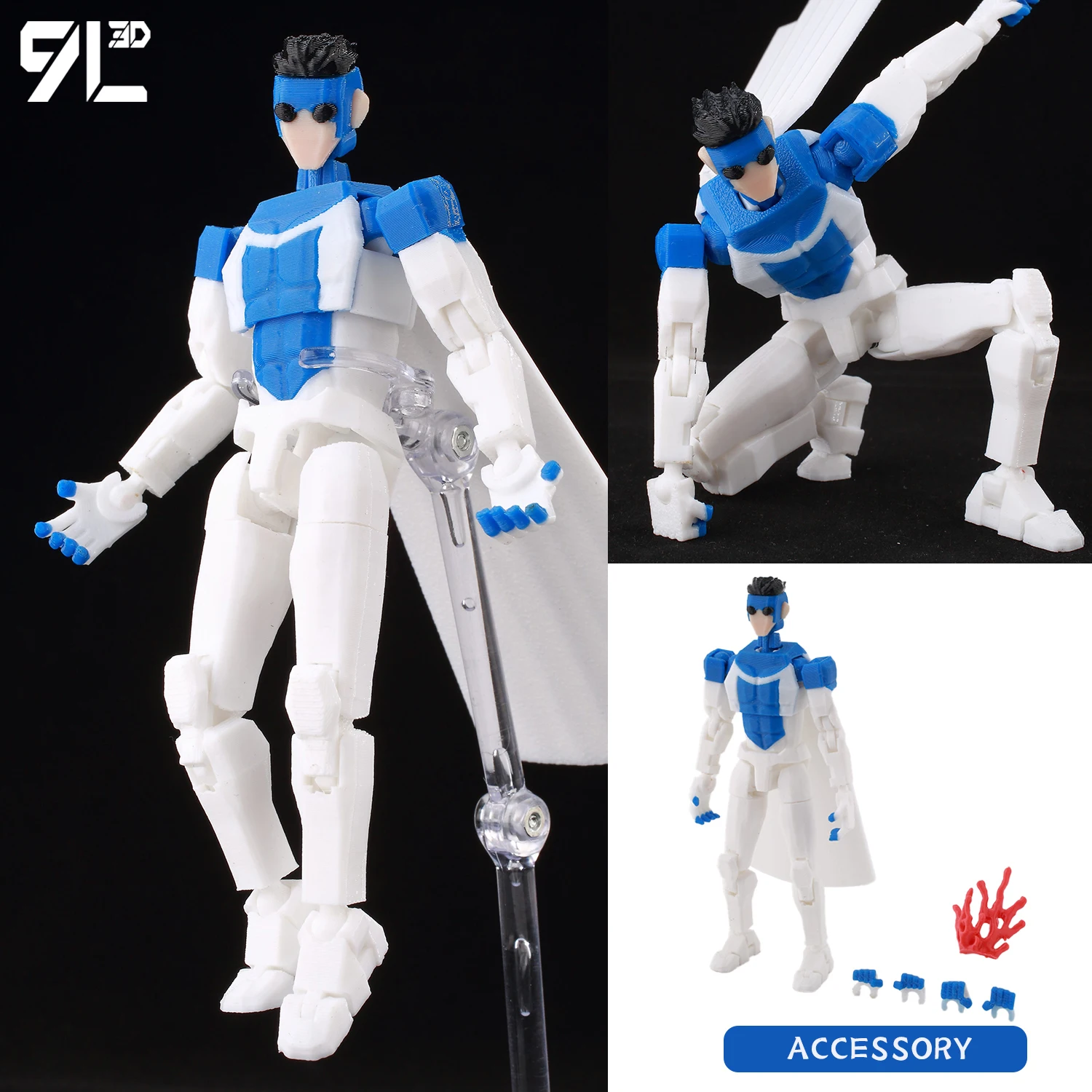 Invincible 2.0 Action Figure – 3D Printed Superhero 14cm Collectible – Image 16
