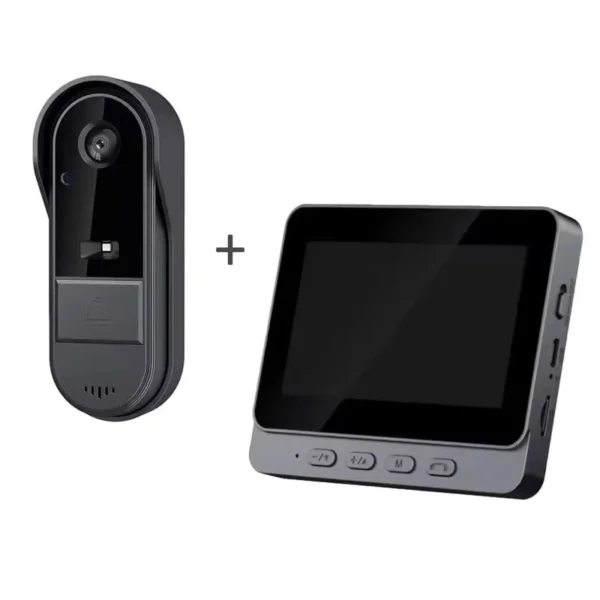 Wireless Video Doorbell – 4.3" IPS Screen, HD Camera, Night Vision – Image 8