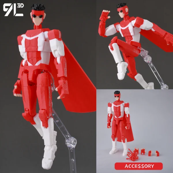 Invincible 2.0 Action Figure – 3D Printed Superhero 14cm Collectible – Image 23