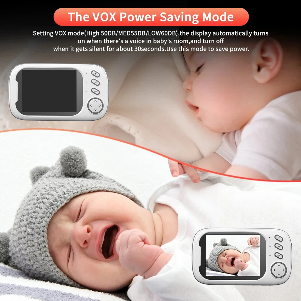 Baby Monitor with Camera – Wireless Video & 2-Way Audio – Image 5