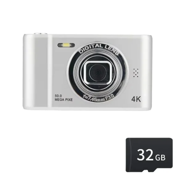 Branches 4K Digital Camera – 50MP Mini Retro Travel Camera – Image 9