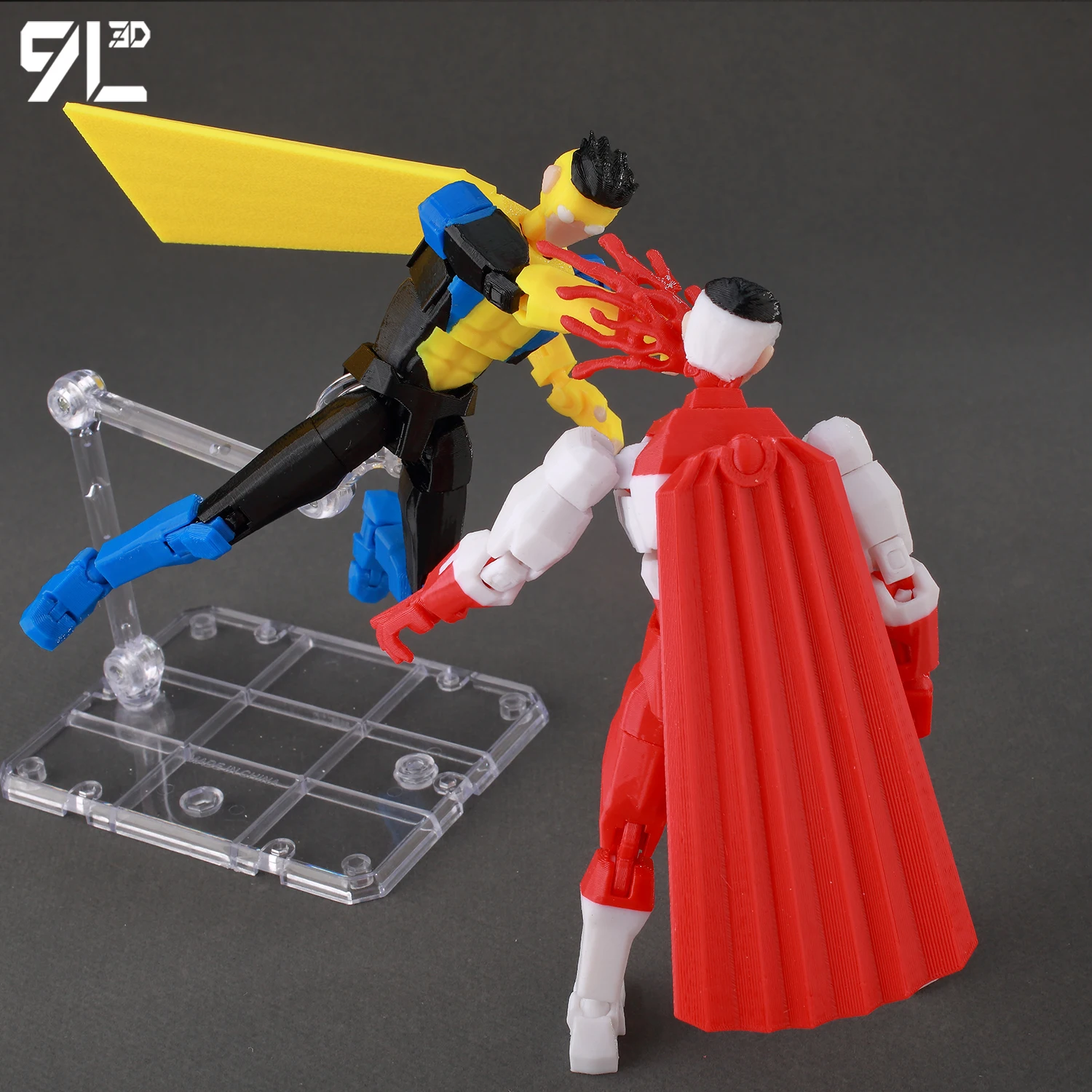 Invincible 2.0 Action Figure – 3D Printed Superhero 14cm Collectible – Image 4