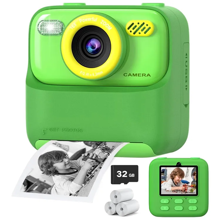 AMORUS Kids Instant Print Camera – 1080P Dual Lens, 32GB Gift – Image 10