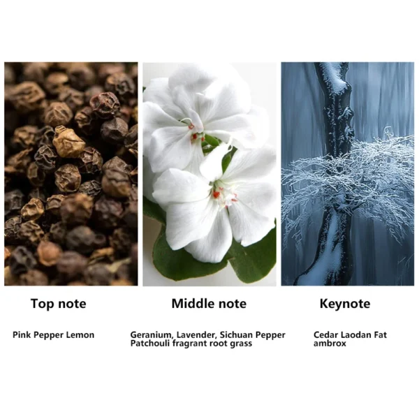 Men’s Perfume Gift Set – 3pcs Long-Lasting Cologne 90ml – Image 4