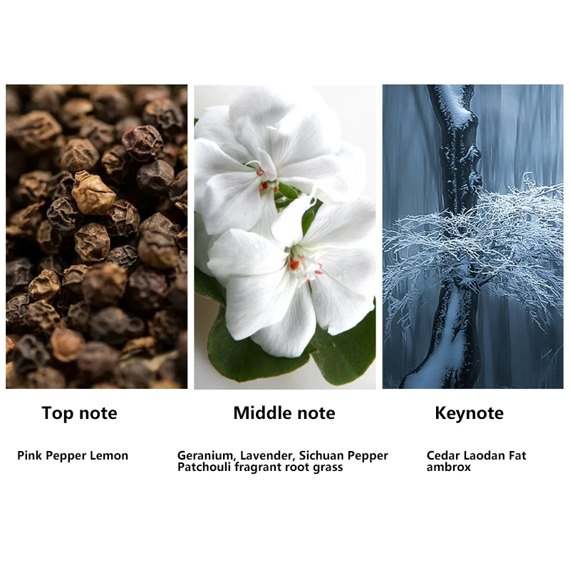 Men’s Perfume Gift Set – 3pcs Long-Lasting Cologne 90ml – Image 4