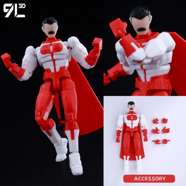 Invincible 2.0 Action Figure – 3D Printed Superhero 14cm Collectible – Image 21