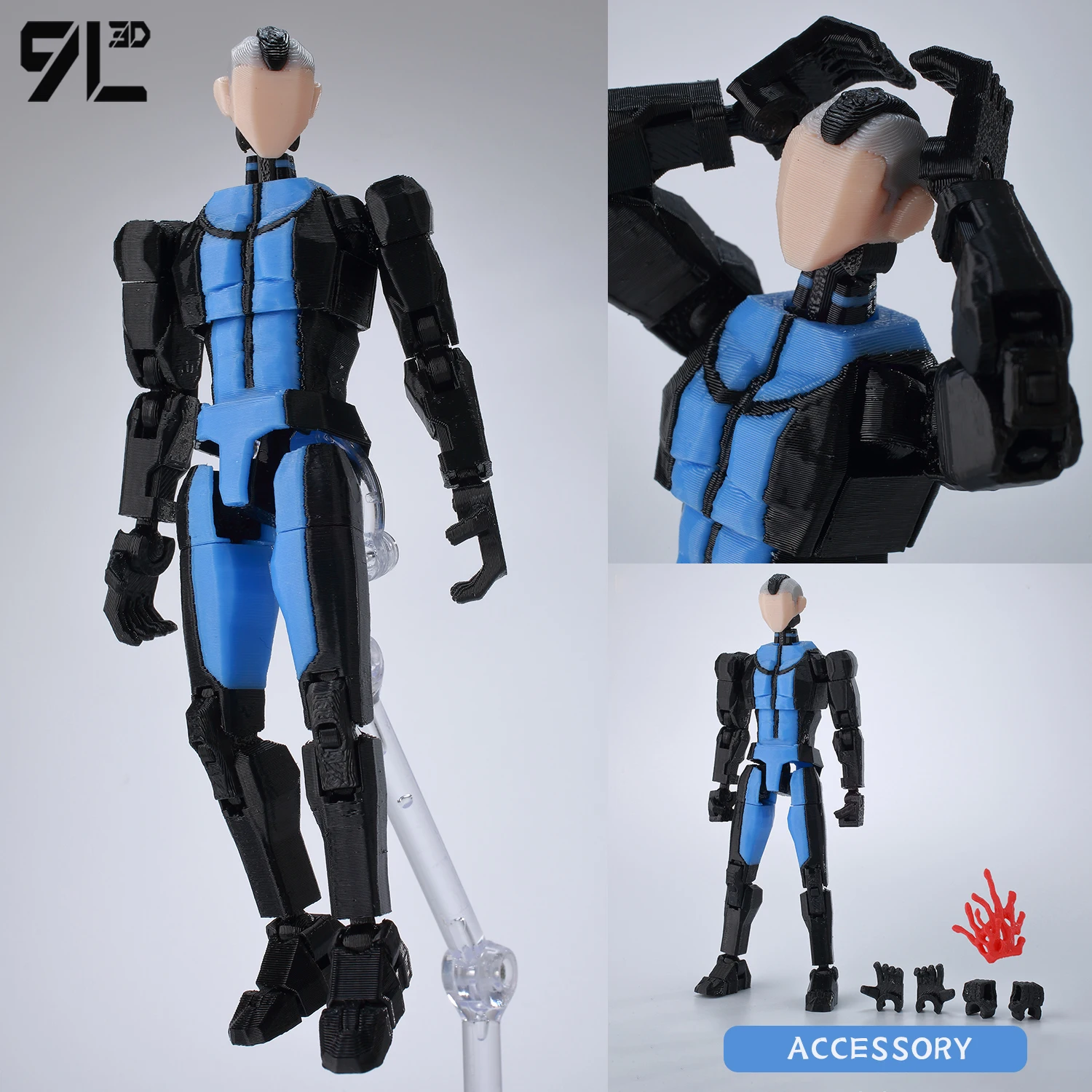 Invincible 2.0 Action Figure – 3D Printed Superhero 14cm Collectible – Image 12