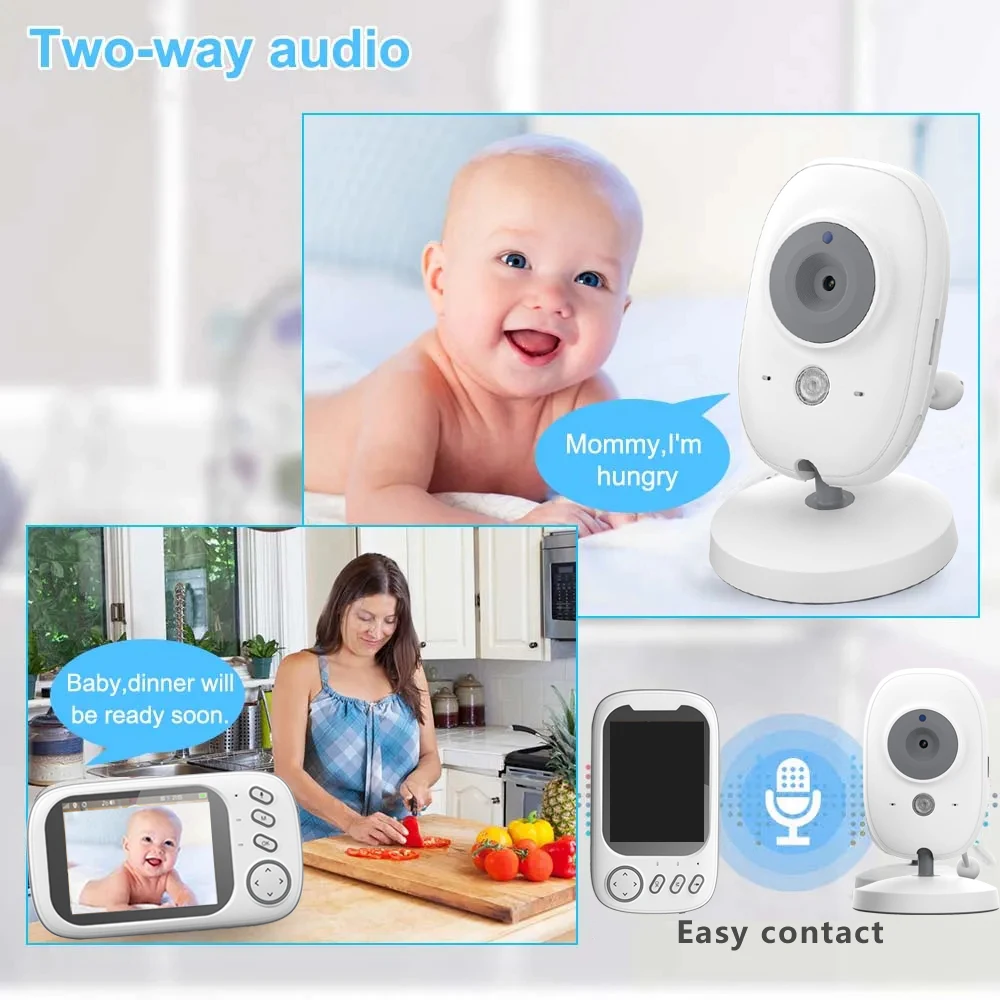 Baby Monitor with Camera – Wireless Video & 2-Way Audio – Image 2