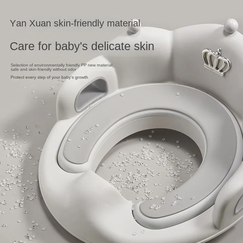 Baby and Child Toilet Seat Ring Female Baby and Little Boy Cushion Bedpan Cover Children's Toilet Household Auxiliary Toilet – Image 5