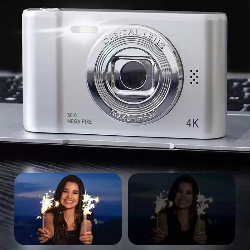 Branches 4K Digital Camera – 50MP Mini Retro Travel Camera – Image 2