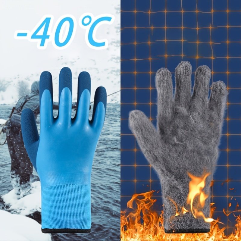 Warm Unisex Knit Gloves for Men & Women – Image 7