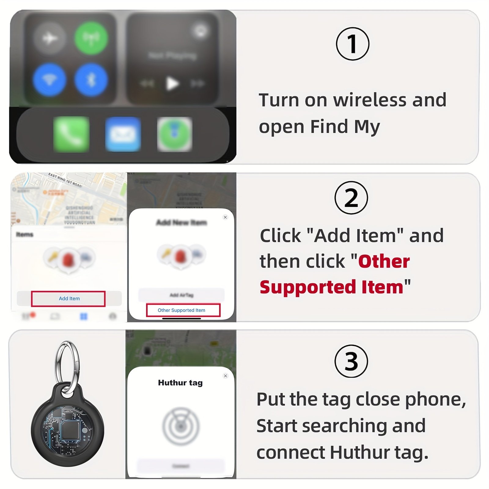 Smart Tracker Tag with Silicone Holder & Keyring – Image 10